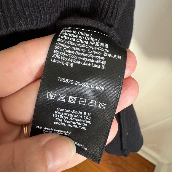 Scotch & Soda Long sleeved Knit Dress NWOT - Picture 5 of 5